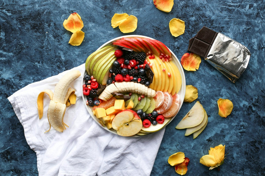 Fruits frais pour un jus poire kiwi et pomme